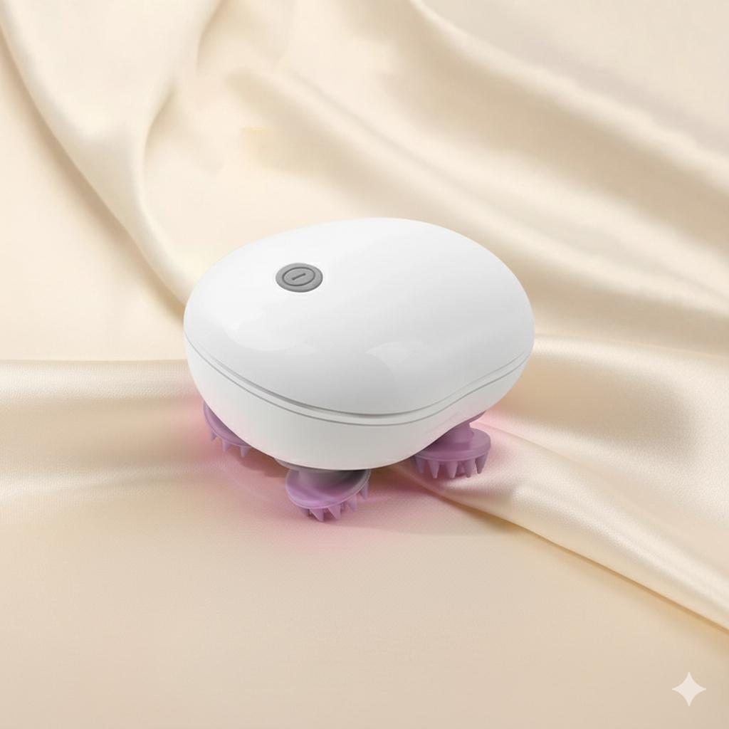 Appareil de Massage Électrique pour le Cuir Chevelu et la Tête – Massage Thérapeutique Anti-Stress, Relaxation du Corps, Soulagement des Tensions Musculaires et de la Fatigue, Outil de Massage