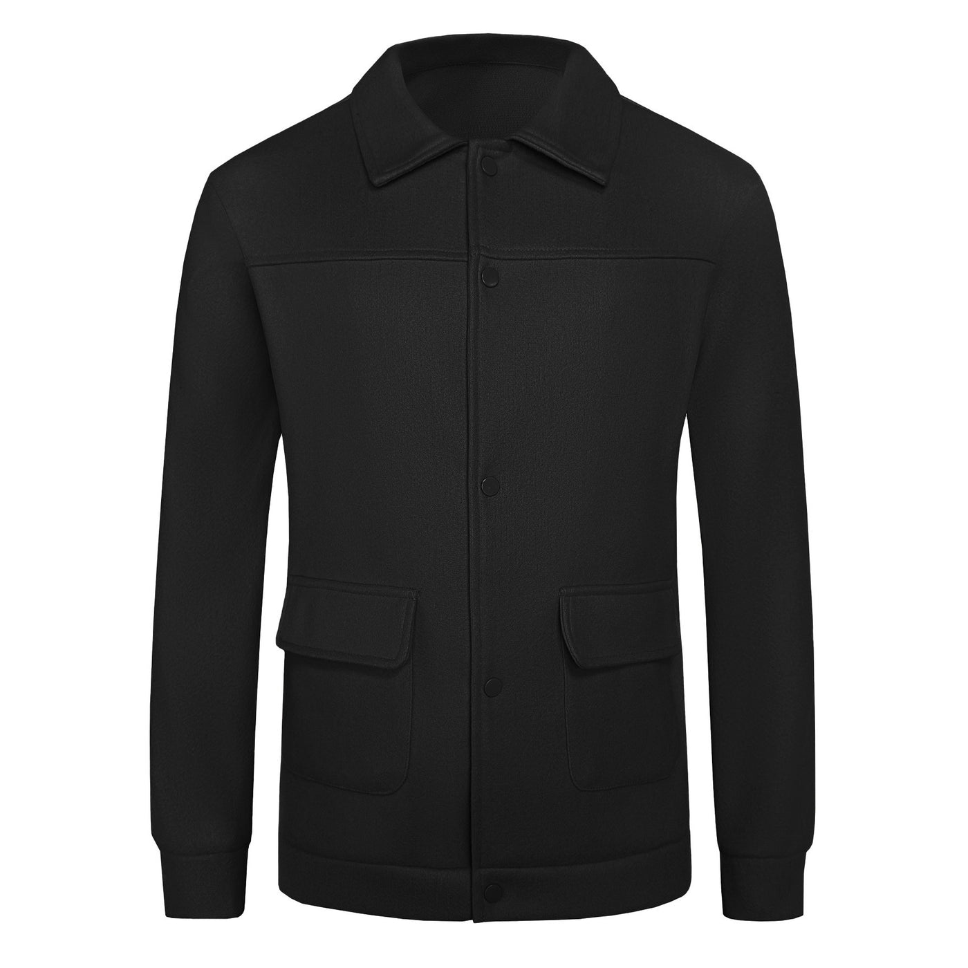 European And American Casual Wool Jacket Long Sleeve Lapel Top