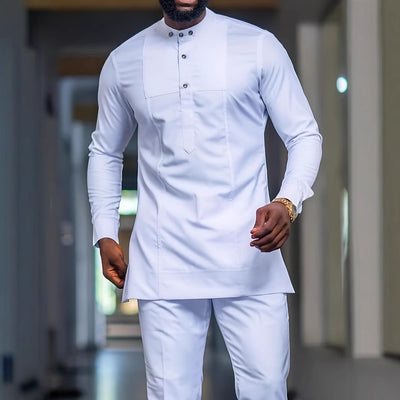 African Ethnic Style Men's Fashion Spring And Autumn Long Sleeve