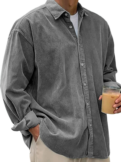 Casual Loose Men's Autumn And Winter Thick Shirt Jacket