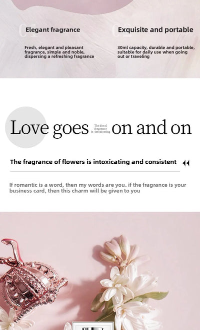 Parfum Parisien pour Femme 30 ml – Frais et Élégant – Luxe Léger – Spray Naturel à la Fragrance Florale – Eau de Parfum Idéale pour Fêtes