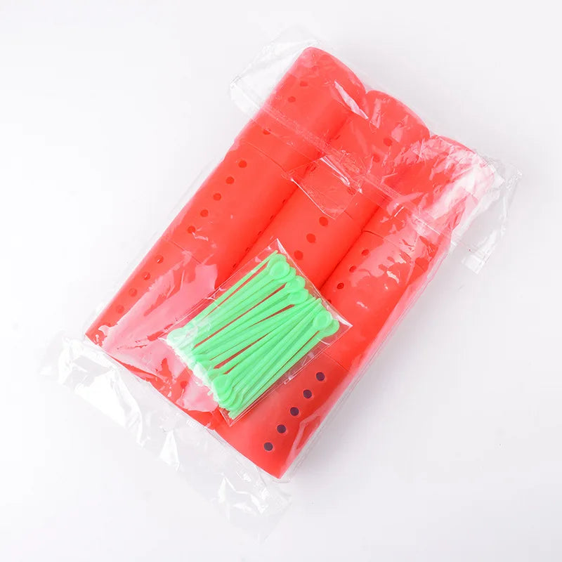 Rouleaux/Boucles de Cheveux Auto-agrippants – Crochets pour Boucler Sans Chaleur – Rouleaux de Coiffage Jumbo pour Salon – Outils de Styling Adhérents pour Cheveux