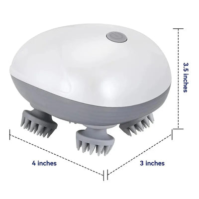 Appareil de Massage Électrique pour le Cuir Chevelu et la Tête – Massage Thérapeutique Anti-Stress, Relaxation du Corps, Soulagement des Tensions Musculaires et de la Fatigue, Outil de Massage