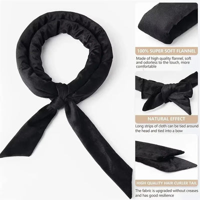 Bandeau à boucler sans chaleur – Bigoudis souples, boucleur sans chaleur, rouleaux pour cheveux, boucles faciles pendant le sommeil, outil de coiffage.