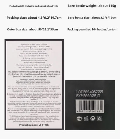 Parfum Parisien pour Femme 30 ml – Frais et Élégant – Luxe Léger – Spray Naturel à la Fragrance Florale – Eau de Parfum Idéale pour Fêtes