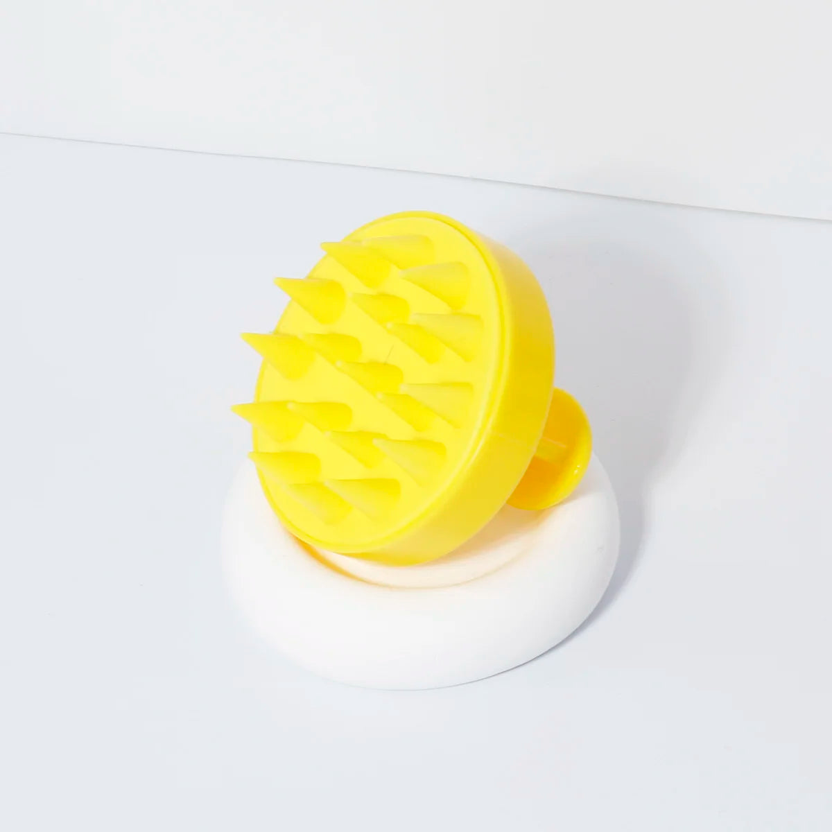 Brosse de Massage en Silicone pour le Cuir Chevelu – Brosse à Shampooing, Nettoyage en Profondeur des Racines des Cheveux et du Cuir Chevelu, Soulage les Démangeaisons, Brosse de Bain et de Massage Corporel