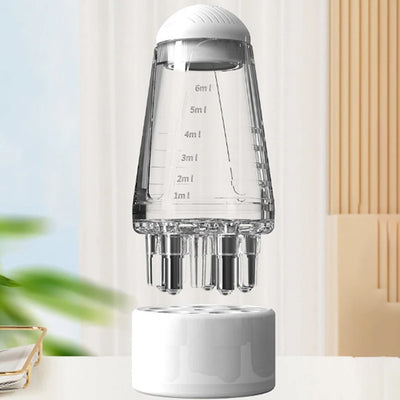 Mini peigne applicateur de liquide portable pour le cuir chevelu – peigne à massage des racines des cheveux pour l’application de traitement/médicament favorisant la pousse des cheveux.