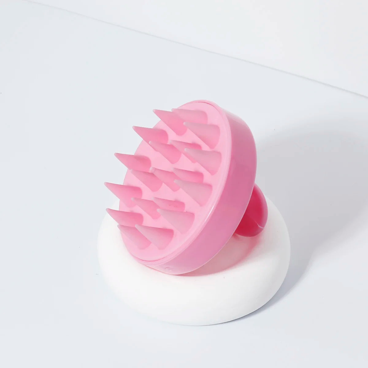 Brosse de Massage en Silicone pour le Cuir Chevelu – Brosse à Shampooing, Nettoyage en Profondeur des Racines des Cheveux et du Cuir Chevelu, Soulage les Démangeaisons, Brosse de Bain et de Massage Corporel