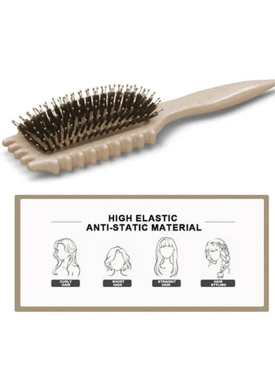 1 Brosse de Coiffage pour Définition des Boucles – Brosse Anti-Rides pour Cheveux Bouclés Humides et Emmêlés – Peigne pour Coiffer les Boucles – Outil de Styling pour Cheveux Bouclés