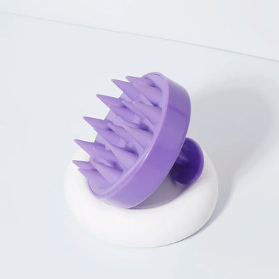 Brosse de Massage en Silicone pour le Cuir Chevelu – Brosse à Shampooing, Nettoyage en Profondeur des Racines des Cheveux et du Cuir Chevelu, Soulage les Démangeaisons, Brosse de Bain et de Massage Corporel