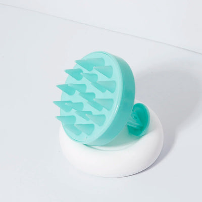Brosse de Massage en Silicone pour le Cuir Chevelu – Brosse à Shampooing, Nettoyage en Profondeur des Racines des Cheveux et du Cuir Chevelu, Soulage les Démangeaisons, Brosse de Bain et de Massage Corporel