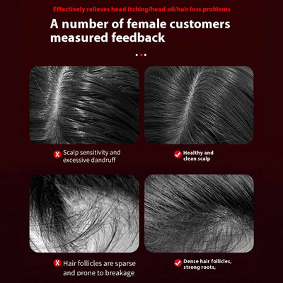 Peigne de Massage Électrique 3 Modes – Peigne Portable avec Laser Rouge pour Follicules Capillaires, avec Applicateur d’Huile Essentielle