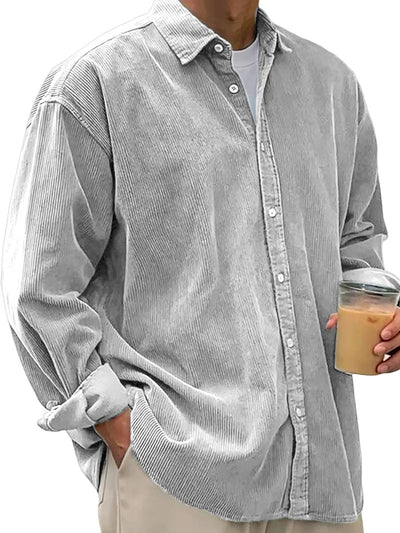 Casual Loose Men's Autumn And Winter Thick Shirt Jacket